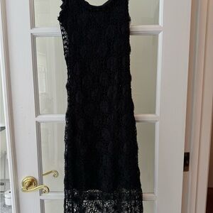 Elegant Black Lace Dress
